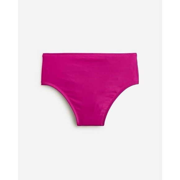 J Crew Womens Hallie Bikini Bottom Sz 2X Radiant Fuchsia Pink High Waist $59 - Picture 3 of 3